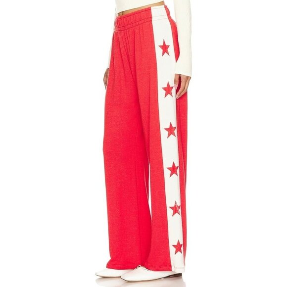 Lauren Moshi Tawny Track Pants Red & Bone,All Products : American Fashion Style Bags On Sale